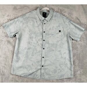 Sitka Gear Ambary‎ SS Gray Camo Button Down Shirt Mens XXL Short Sleeve Outdoor
